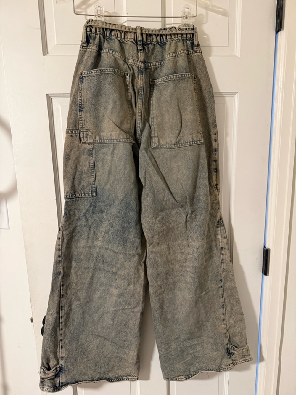 We The Free CRVY Outlaw Wide Leg Jeans in Memphis Mud - Picture 6 of 6